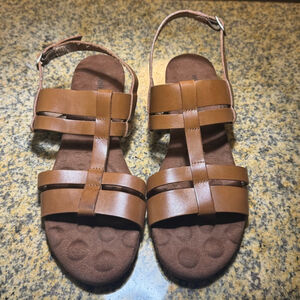 Walking Cradles Frisky Gladiator Luggage Sandal Women's Size 8.5